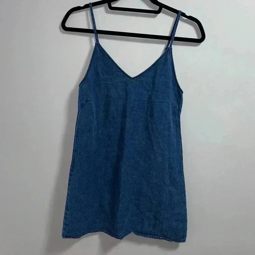 Aritzia - Wilfred Free Vivenne Mini Denim Dress - Picture 2 of 6